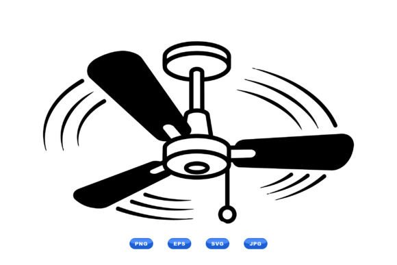 Ceiling Fan Clipart SVG: The Ultimate Design Asset