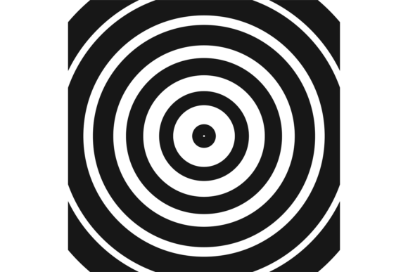 Concentric Circles with Hypnotic Effect: A Dynamic Visual Asset