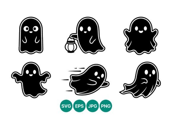 Cute Ghost Vector Art Set: A Playful Toolkit for Designers