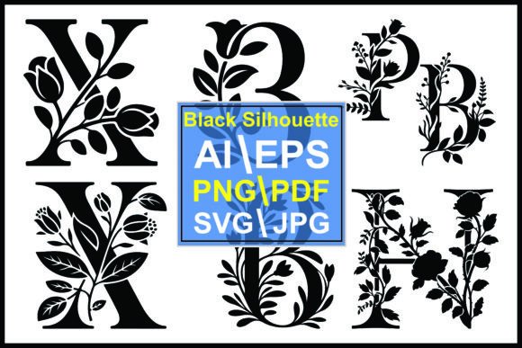 Exploring the Artistic Potential of Black Floral Letters