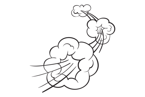 Fast Moving Comic Effect with Dust Cloud: Inject Dynamic Energy