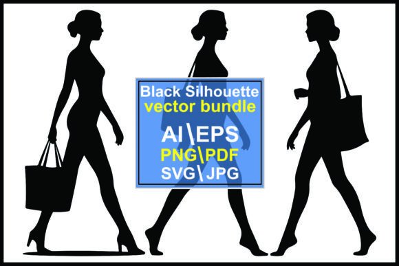 Silhouettes of Women Walking Handbags: A Designer's Asset