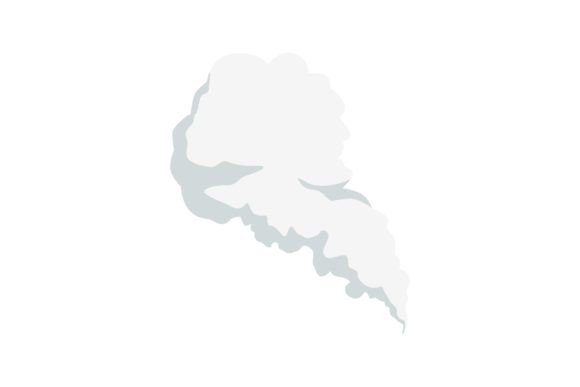 Smoke or Steam Cloud: Comic Fire Fume Tr