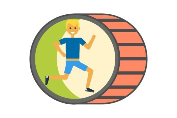 The Running Man Vector Icon: A Symbol of Motion