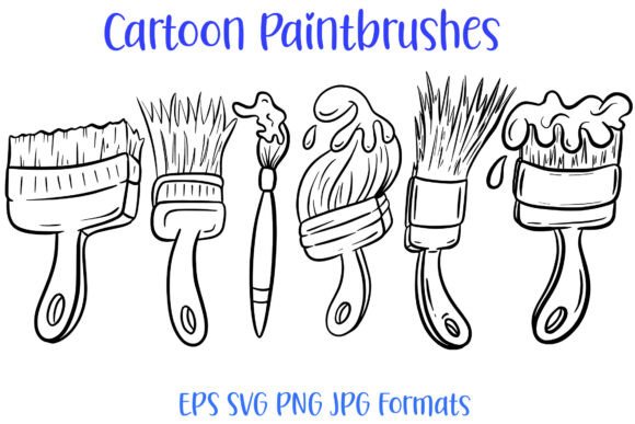 Unleash Your Creativity with Cartoon Paintbrushes Painting Art