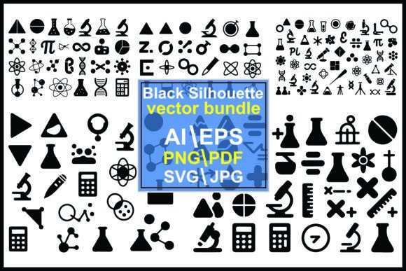 Unlock Scientific Visuals with the Silhouettes Science Laboratory Bundle